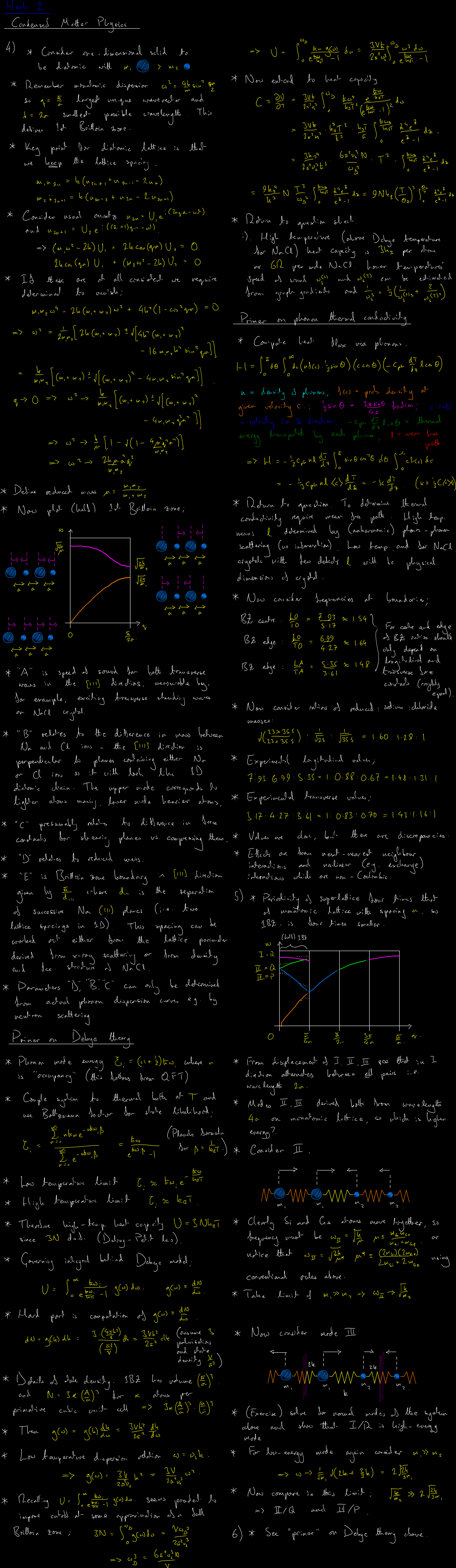 Lecture 2 blackboard - hover to enlarge Condensed Matter Physics Lecture 2 blackboard - hover to enlarge