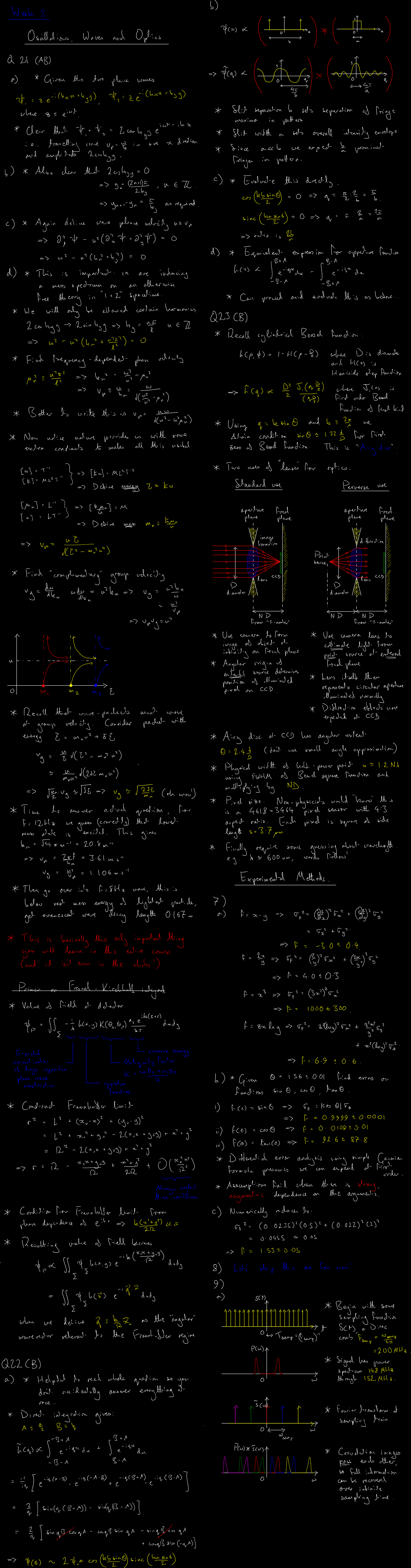 Lecture 5 blackboard - hover to enlarge Oscillations Lecture 5 blackboard - hover to enlarge