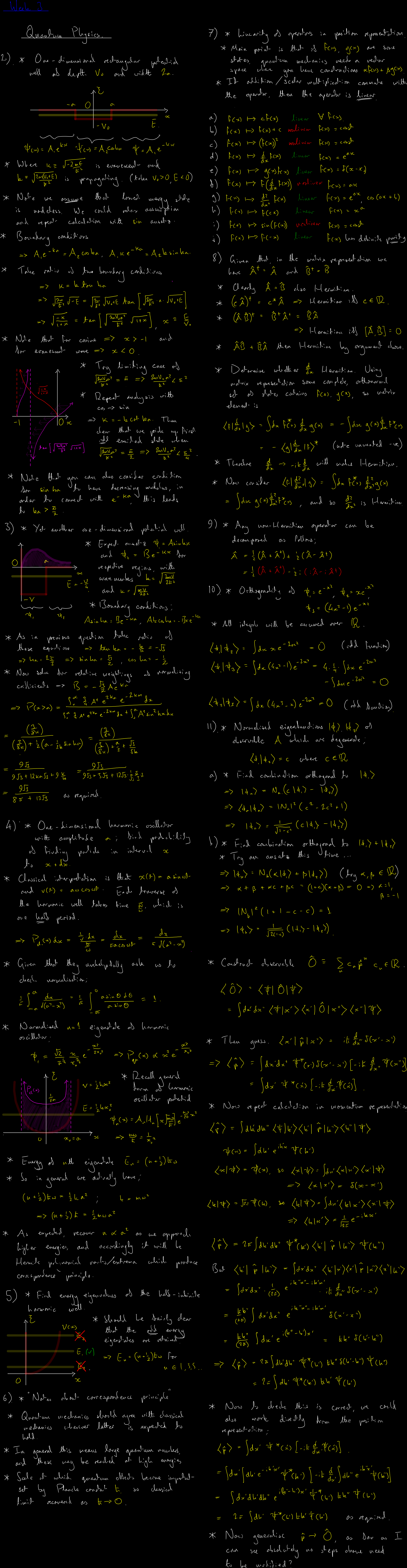 Lecture 3 blackboard - hover to enlarge Quantum Physics Lecture 3 blackboard - hover to enlarge