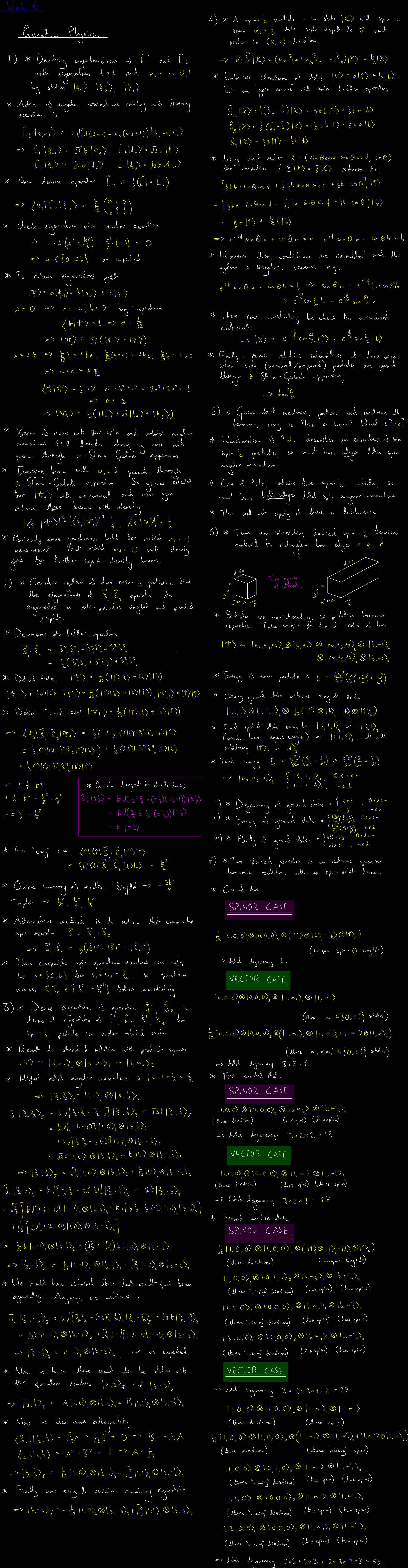 Lecture 6 blackboard - hover to enlarge Quantum Physics Lecture 6 blackboard - hover to enlarge